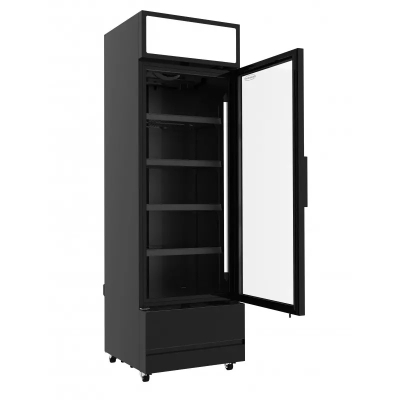 RÉFRIGÉRATEUR PORTE EN VERRE FCU-370 BL
